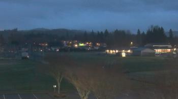 Weather camera view of Granite Falls High School.