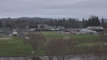Weather camera view of Granite Falls High School.