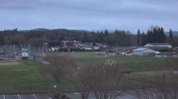 Weather camera view of Granite Falls High School.