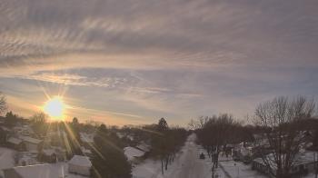Weather camera view of Sibley East Middle and High School.