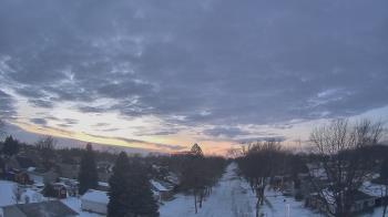 Weather camera view of Sibley East Middle and High School.
