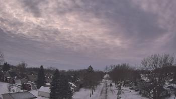 Weather camera view of Sibley East Middle and High School.