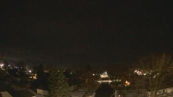 Weather camera view of Sibley East Middle and High School.