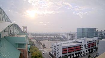 Weather camera view of Minute Maid Park.