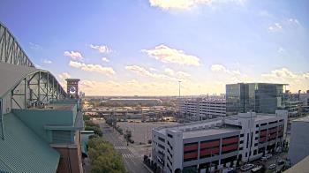 Weather camera view of Minute Maid Park.