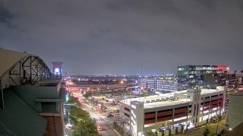 Weather camera view of Minute Maid Park.