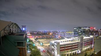 Weather camera view of Minute Maid Park.