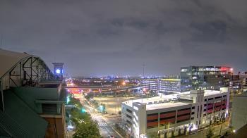 Weather camera view of Minute Maid Park.