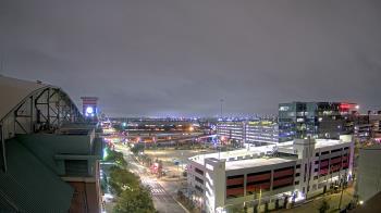Weather camera view of Minute Maid Park.