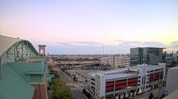 Weather camera view of Minute Maid Park.