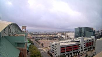 Weather camera view of Minute Maid Park.