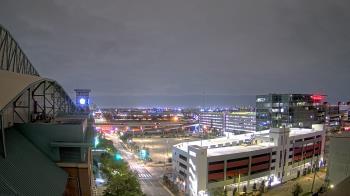 Weather camera view of Minute Maid Park.