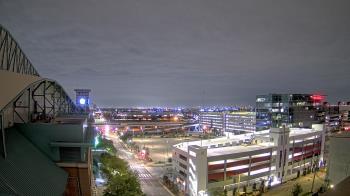 Weather camera view of Minute Maid Park.