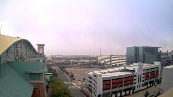 Weather camera view of Minute Maid Park.