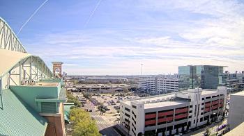 Weather camera view of Minute Maid Park.