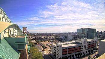 Weather camera view of Minute Maid Park.