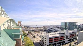 Weather camera view of Minute Maid Park.