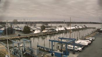 Weather camera view of Tidewater Marina.