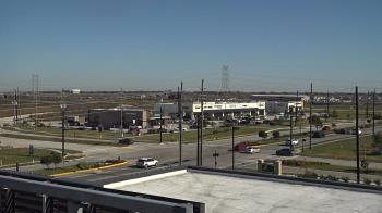 Weather camera view of Iowa Colony Police Department.