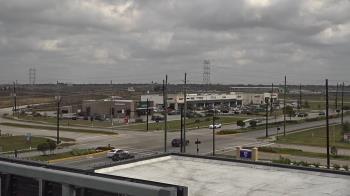 Weather camera view of Iowa Colony Police Department.