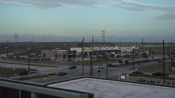 Weather camera view of Iowa Colony Police Department.