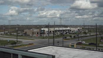 Weather camera view of Iowa Colony Police Department.