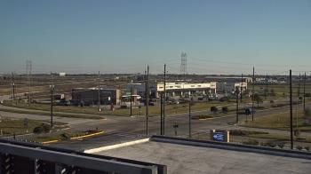 Weather camera view of Iowa Colony Police Department.