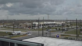 Weather camera view of Iowa Colony Police Department.