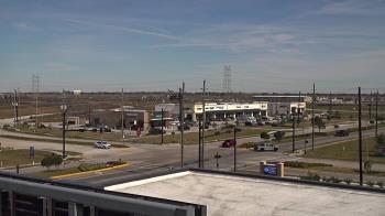 Weather camera view of Iowa Colony Police Department.