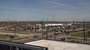 Weather camera view of Iowa Colony Police Department.