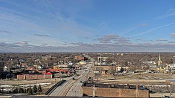 Weather camera view of Kankakee County Administration Building.
