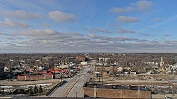 Weather camera view of Kankakee County Administration Building.