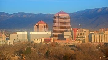 Weather camera view of KOB-TV.