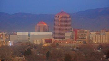 Weather camera view of KOB-TV.