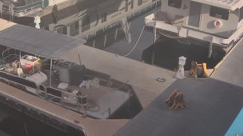 Weather camera view of Lake Powell Resorts and Marinas - Wahweap Marina.