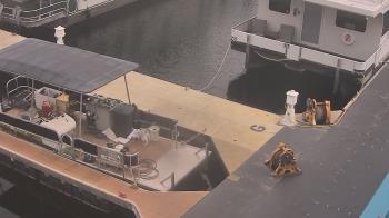 Weather camera view of Lake Powell Resorts and Marinas - Wahweap Marina.