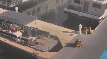 Weather camera view of Lake Powell Resorts and Marinas - Wahweap Marina.