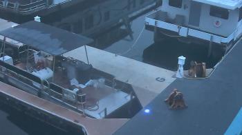 Weather camera view of Lake Powell Resorts and Marinas - Wahweap Marina.