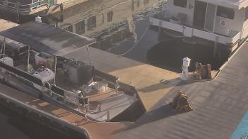 Weather camera view of Lake Powell Resorts and Marinas - Wahweap Marina.