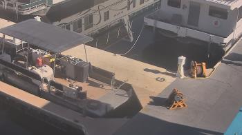 Weather camera view of Lake Powell Resorts and Marinas - Wahweap Marina.