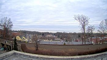 Weather camera view of Madison Public Safety Building.