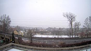 Weather camera view of Madison Public Safety Building.