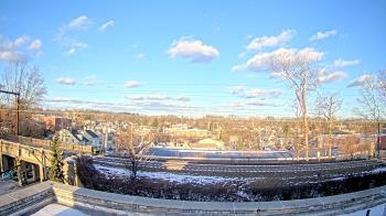 Weather camera view of Madison Public Safety Building.