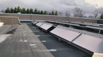 Weather camera view of Langley School.