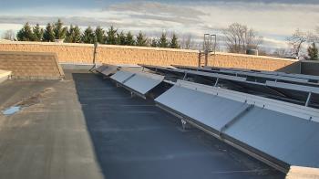 Weather camera view of Langley School.