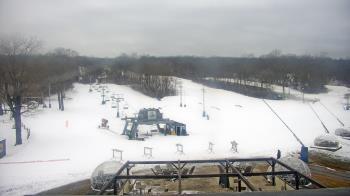 Weather camera view of Powder Ridge Ski Resort.