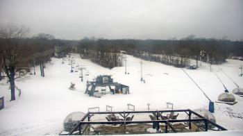Weather camera view of Powder Ridge Ski Resort.