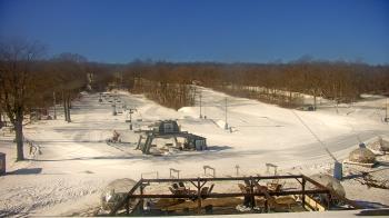 Weather camera view of Powder Ridge Ski Resort.