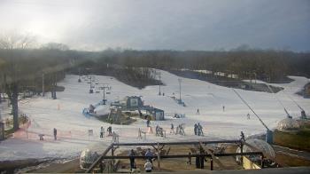 Weather camera view of Powder Ridge Ski Resort.