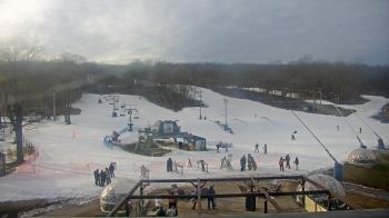 Weather camera view of Powder Ridge Ski Resort.